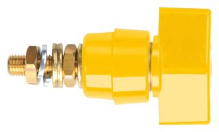 SCHUTZINGER POL 631 / GE 接线柱, 63 A, 1 kV, 面板安装, 黄色