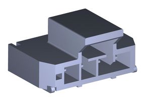 MOLEX 105430-1104 Pin Header, Wire-to-Board, 2.5 mm, 1 Rows, 4 Contacts, Surface Mount Right Angle