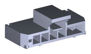 MOLEX 105430-1106 Pin Header, Wire-to-Board, 2.5 mm, 1 Rows, 6 Contacts, Surface Mount Right Angle