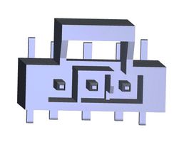 MOLEX 105431-1103 Pin Header, Wire-to-Board, 2.5 mm, 1 Rows, 3 Contacts, Surface Mount Straight