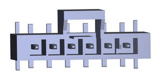 MOLEX 105431-1106 Pin Header, Wire-to-Board, 2.5 mm, 1 Rows, 6 Contacts, Surface Mount Straight