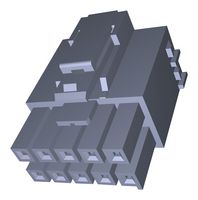 MOLEX 172258-3110 连接器外壳, 黑色, Ultra-Fit 172258 Series, 插座, 10 路, 3.5 mm, Molex Ultra-Fit 172253 系列母压接端子