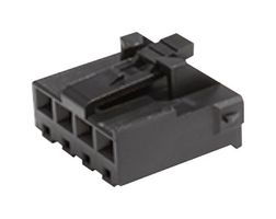 MOLEX 207458-0004 连接器外壳, 黑色, KK Plus 207458 Series, 插座, 4 路, 3.96 mm