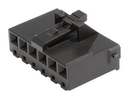 MOLEX 207458-0006 连接器外壳, 黑色, KK Plus 207458 Series, 插座, 6 路, 3.96 mm