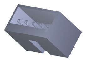 MOLEX 207479-0005 Pin Header, Wire-to-Board, 3.96 mm, 1 Rows, 5 Contacts, Through Hole Straight
