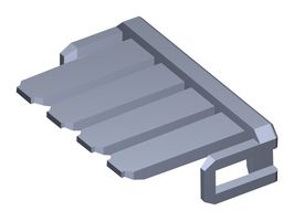 MOLEX 172264-4004 Connector Accessory, 3.5mm Pitch, 4Pos, Natural, Terminal Position Assurance Retainer