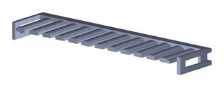 MOLEX 206462-1200 连接器配件, 3mm 间距,12 路,自然色, 端子位置固定器, Molex Micro-Fit+ 215922 和 206461 系列双排插头和插座连接器外壳