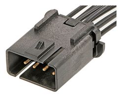 MOLEX 205925-0010 Connector Housing, Black, MultiCat 205925 Series, Plug, 8 Ways, 3.6 mm