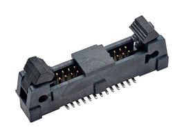 HARWIN M50-3651042R Pin Header, Wire-to-Board, 1.27 mm, 2 Rows, 20 Contacts, Surface Mount, Archer M50 Series