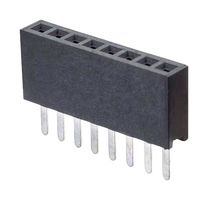 HARWIN M50-3030842 PCB插座, 板至板, 1.27 mm, 1 排, 8 触点, 通孔安装, Archer M50 Series