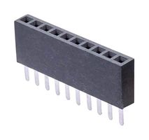 HARWIN M50-3031042 PCB插座, 板至板, 1.27 mm, 1 排, 10 触点, 通孔安装, Archer M50 Series