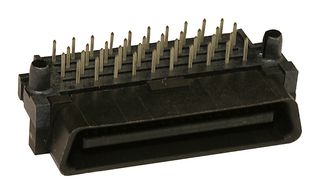 MOLEX 71661-2040 Mezzanine连接器, 针座, 1.27 mm, 2 排, 40 触点, 通孔安装, 黄铜