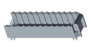 MOLEX 73643-1200 Connector, HDM 73643 Series, 144 Contacts, 2 mm, Header, Press Fit, 6 Rows