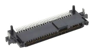 MOLEX 78809-0001 I/O Connector, 68 Contacts, Receptacle, SAS / PCIe, Surface Mount Right Angle, 78809 Series