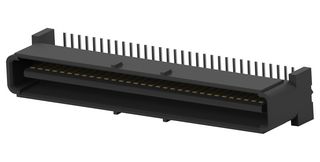 AMP - TE CONNECTIVITY 120527-1 Mezzanine Connector, Header, 1 mm, 2 Rows, 64 Contacts, Surface Mount, Phosphor Bronze