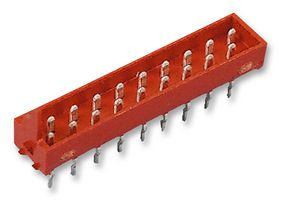 AMP - TE CONNECTIVITY 215464-6 Pin Header, Board-to-Board, 1.27 mm, 2 Rows, 6 Contacts, Through Hole Straight, Micro-MaTch