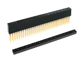 HARWIN M20-6153205 PCB插座, 板至板, 2.54 mm, 2 排, 64 触点, 通孔安装, M20