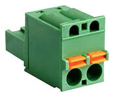 CAMDENBOSS CSTBP9208/2 插拔式接线端子, 5.08 mm, 2 路, 2.08 mm², 推入式