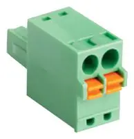CAMDENBOSS CSTBP92HE/2 Pluggable Terminal Block, 3.81 mm, 2 Ways, 1.31 mm², Push In