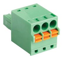 CAMDENBOSS CSTBP92HE/3 Pluggable Terminal Block, 3.81 mm, 3 Ways, 1.31 mm², Push In