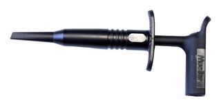 MUELLER ELECTRIC BU-20431-0 Test Accessory, Right Angle Insulated Plunger Hook Clip, 4mm Banana Plugs