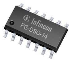 INFINEON BTT60351ERLXUMA1 Power Load Distribution Switch, Active High, High Side, 1 Outputs, 36V, 5A, TDSO-EP-14