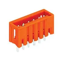 WAGO 734-240 Terminal Block, Header, 3.81 mm, 10 Ways, 10 A, 160 V, Through Hole Vertical