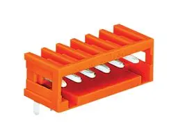 WAGO 734-270 端子块, 针座, 3.81 mm, 10 路, 10 A, 160 V, 通孔直角