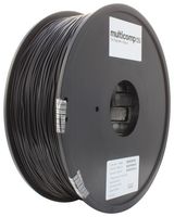 MULTICOMP PRO MP001133 3D Printer Filament, 1.75mm Dia, Black, TPE, 1 kg