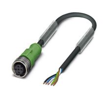 PHOENIX CONTACT 1693597 Sensor Cable, 5P, M12 Receptacle, Free End, 5 Positions, 15 m, 49 ft