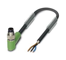 PHOENIX CONTACT 1521672 Sensor Cable, 90° M8 Plug, Free End, 3 Positions, 3 m, 9.8 ft