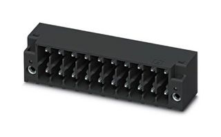 PHOENIX CONTACT 1874056 Terminal Block, 2Row w/ Flange, Header, 3.5 mm, 10 Ways, 8 A, 160 V, Through Hole Right Angle