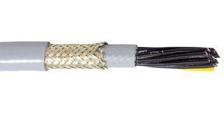 ALPHA WIRE 65264CY SL005 多芯电缆, 屏蔽, 4 芯, 26 AWG, 0.14 mm², 100 ft, 30 m