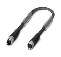 PHOENIX CONTACT 1543537 Sensor Cable, 4P, M8 Plug, M8 Receptacle, 4 Positions, 1 m, 3.28 ft