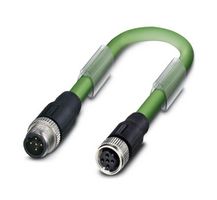 PHOENIX CONTACT 1507188 Sensor Cable, 5P, M12 Plug, M12 Receptacle, 5 Positions, 1 m, 3.28 ft