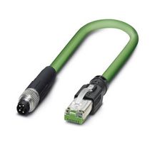 PHOENIX CONTACT 1407354 传感器电缆, 4P, M8 插头, RJ45 插头, 4路, 5 m, 16.4 ft