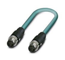PHOENIX CONTACT 1407378 Sensor Cable, 4P, M12 Plug, M12 Plug, 4 Positions, 5 m, 16.4 ft