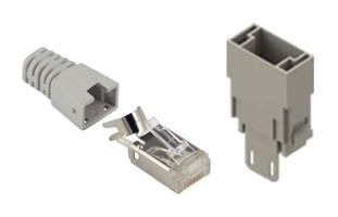 ILME CX8J6MCX01J8M 模块连接器, RJ45 插头, 1 x 1 (端口), 8P8C, 电缆安装