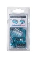 HELLERMANNTYTON 148-90057 HCPM-5-BLISTER-PC-BU/CL 连接器套件, 端接和铰接, 10件Helacon Plus Mini系列接线端子, Helacon Plus Mini
