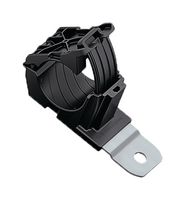 HELLERMANNTYTON 151-02737 RCC180SM8SS-PA666V0/SS304-BK 紧固件, P形夹, 螺丝安装电缆夹, 36 mm, 尼龙6.6 (聚酰胺6.6), 不锈钢, 黑色, 103 mm, 34.9 mm