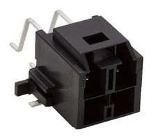 MOLEX 203555-2124 引脚针座, 电源, 6.5 mm, 2 排, 4 触点, 通孔直角, CP-6.5 203555