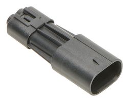 MOLEX 207778-0002 Connector Housing, IP68, Squba 207778, Plug, 2 Ways, 3.6 mm, Molex Squba 207776 Series Pin Contacts