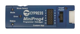 INFINEON CY8CKIT-005 编程器/调试器套件,MiniProg4、PSoC 4、PSoC 5LP、PSoC 6