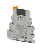 PHOENIX CONTACT 2966663 固态继电器, SPST-常开, 3 A, 33 VDC, DIN轨安装, 螺丝, 零交叉