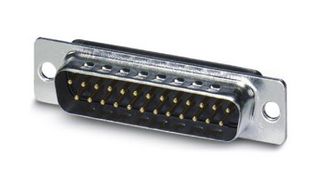 PHOENIX CONTACT 1418725 D Sub Connector, Standard, Plug, CUC-DSI-C1STZ-S, 25 Contacts, DB, Solder
