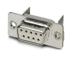 PHOENIX CONTACT 1654798 D Sub Connector, Standard, Receptacle, 9 Contacts, DE, Solder