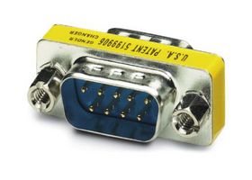 PHOENIX CONTACT 1652651 D Sub Connector Adapter, Standard D Sub, Plug, 9 Ways, Standard D Sub, Plug, 9 Ways
