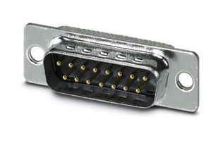 PHOENIX CONTACT 1688874 D Sub Connector, Standard, Plug, 15 Contacts, DA, Solder Cup