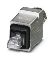 PHOENIX CONTACT 1403366 Modular Connector, RJ45 Plug, 1 x 1 (Port), 8P4C, Cat5, IP65, IP67, Cable Mount