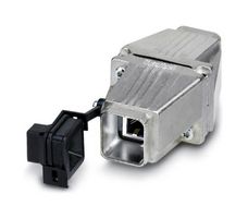 PHOENIX CONTACT 1405183 In-Line Adapter, w/ Dust Cap, Cat5e, Adaptor, In-Line, RJ45, RJ45